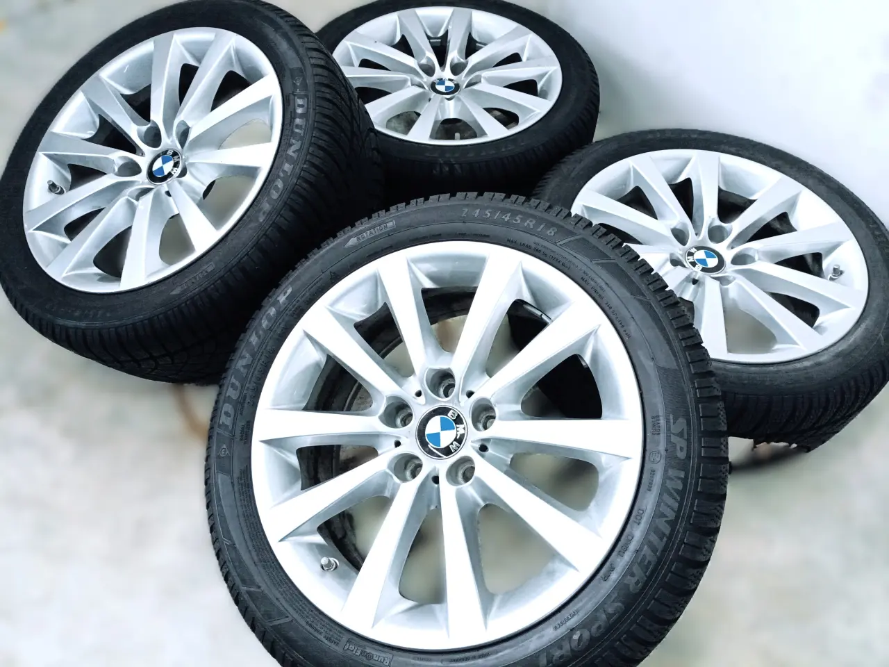 Billede 2 - 5x120 18" ET30 nav 72,6ø BMW vintersæt inkl.TPMS 