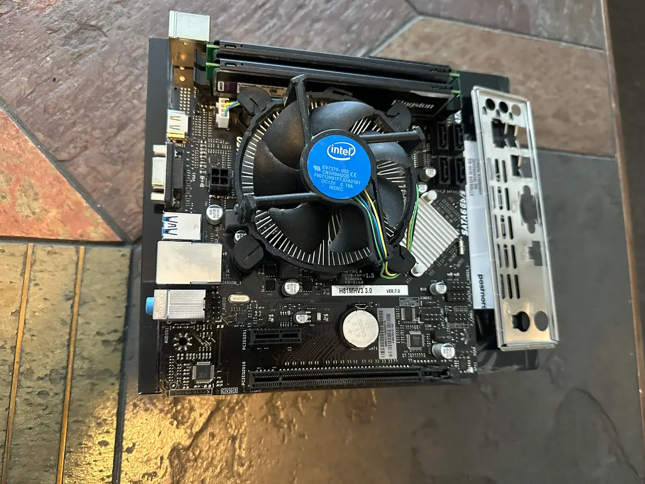 Billede 4 - CPU + RAM + Bundkort (i5-4460+16 GB RAM+H81MHV3)