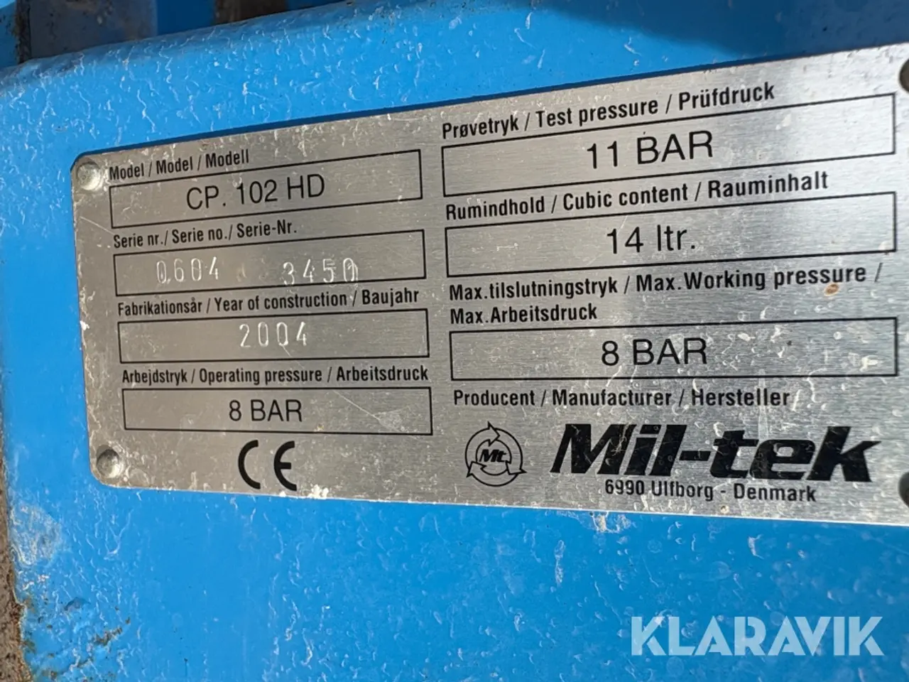 Billede 5 - Pap/plastik presse Miltek Cp. 102 HD