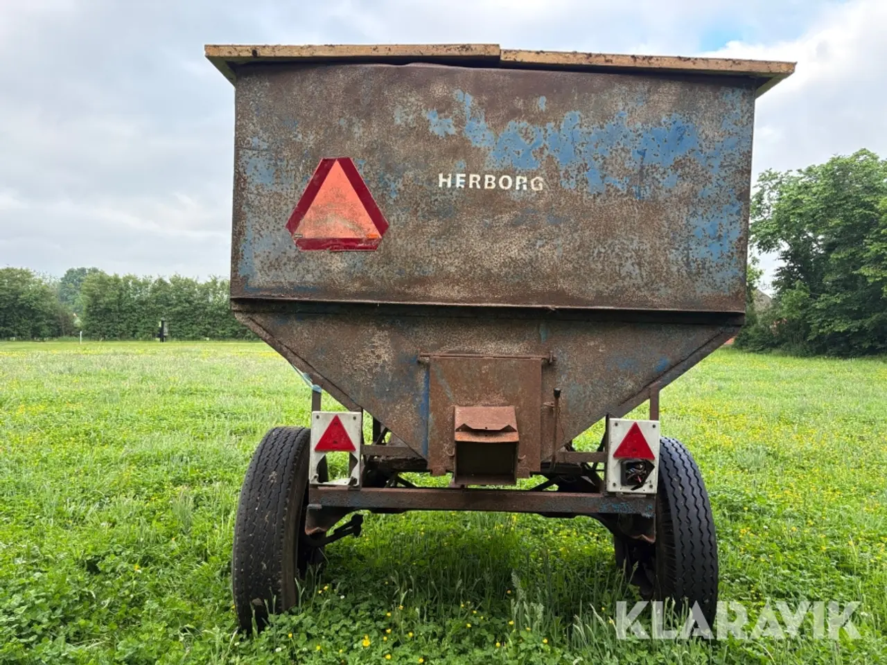 Billede 6 - Kornvogn HERBORG 3 tons - med låg og pusterør