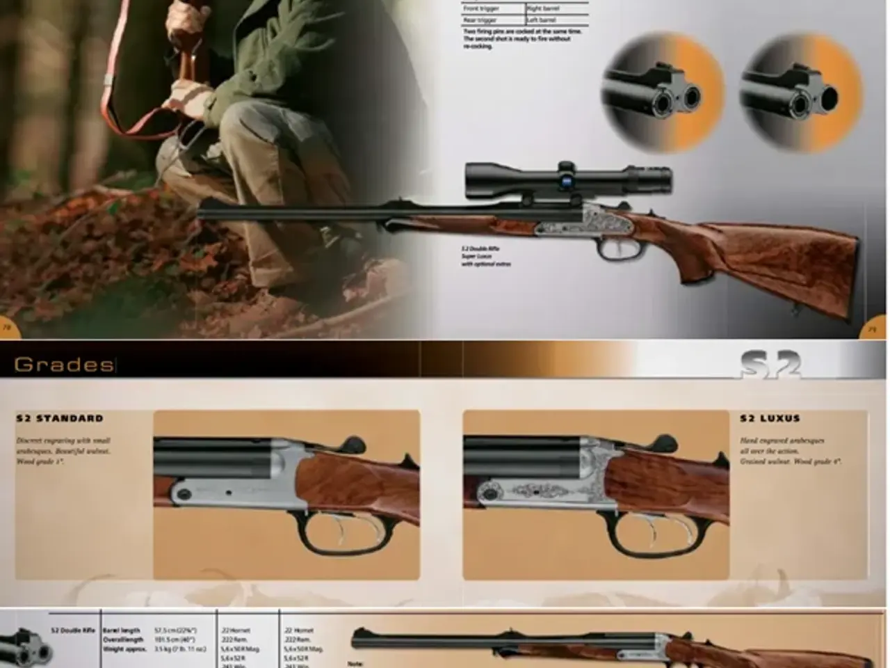 Billede 4 - Blaser S2 dobbeltriffel side by side 9,3x74R - NY