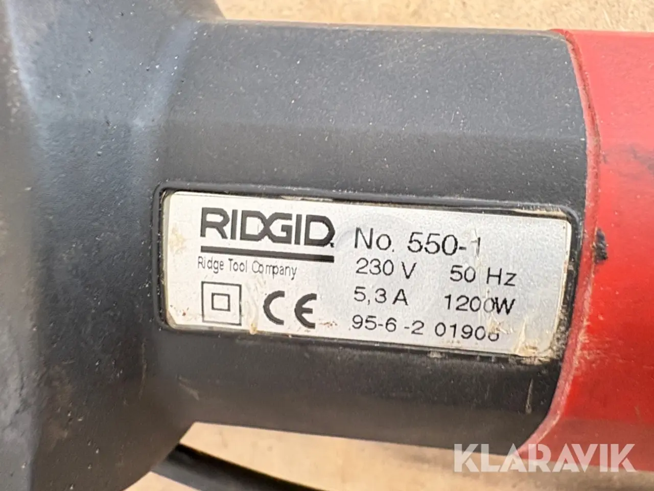 Billede 7 - Baronetsav til stål Ridgid 550-1