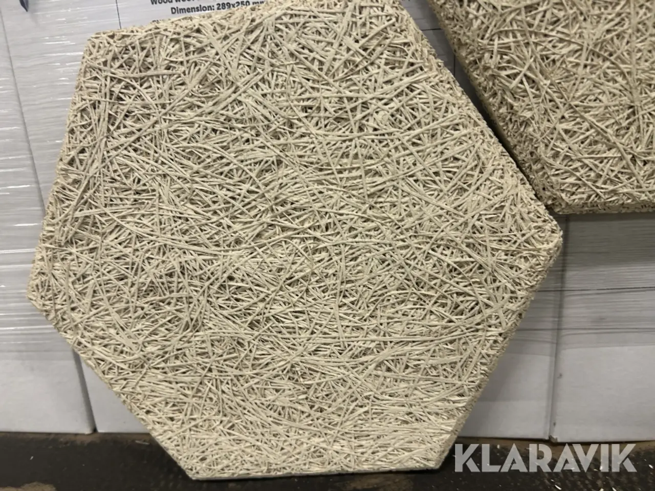 Billede 5 - Træbeton Hexagon Natural 1 palle, 576 styk