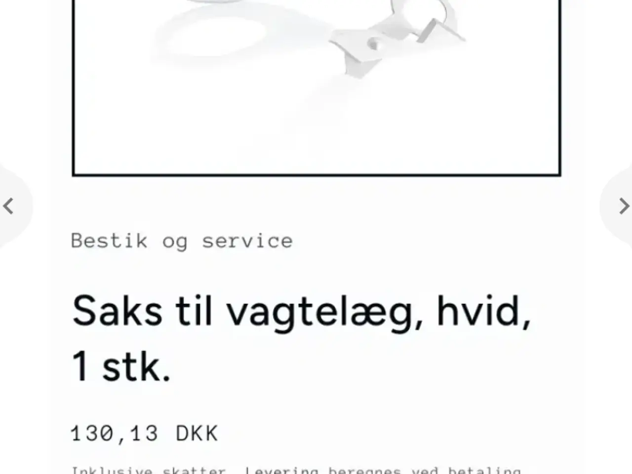 Billede 2 - Vagtel ægge saks KUN 55kr