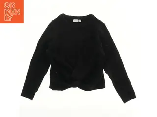 Sort sweater med knude detaljer fra Name It (str. 116)