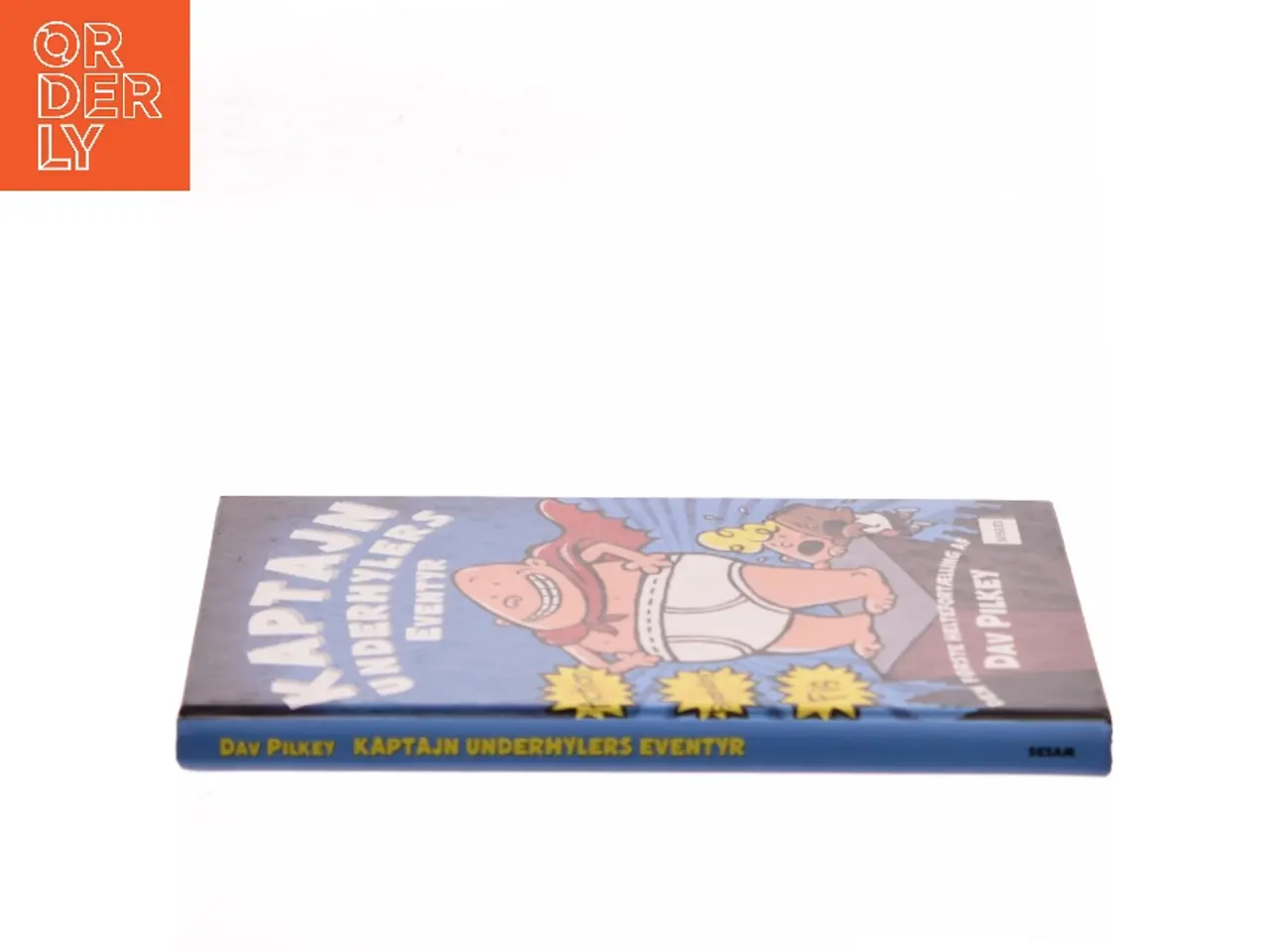Billede 2 - Kaptajn Underhylers eventyr : den første heltefortælling af Dav Pilkey (Bog)