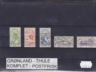 Grønland - Thule Komplet - Postfrisk.