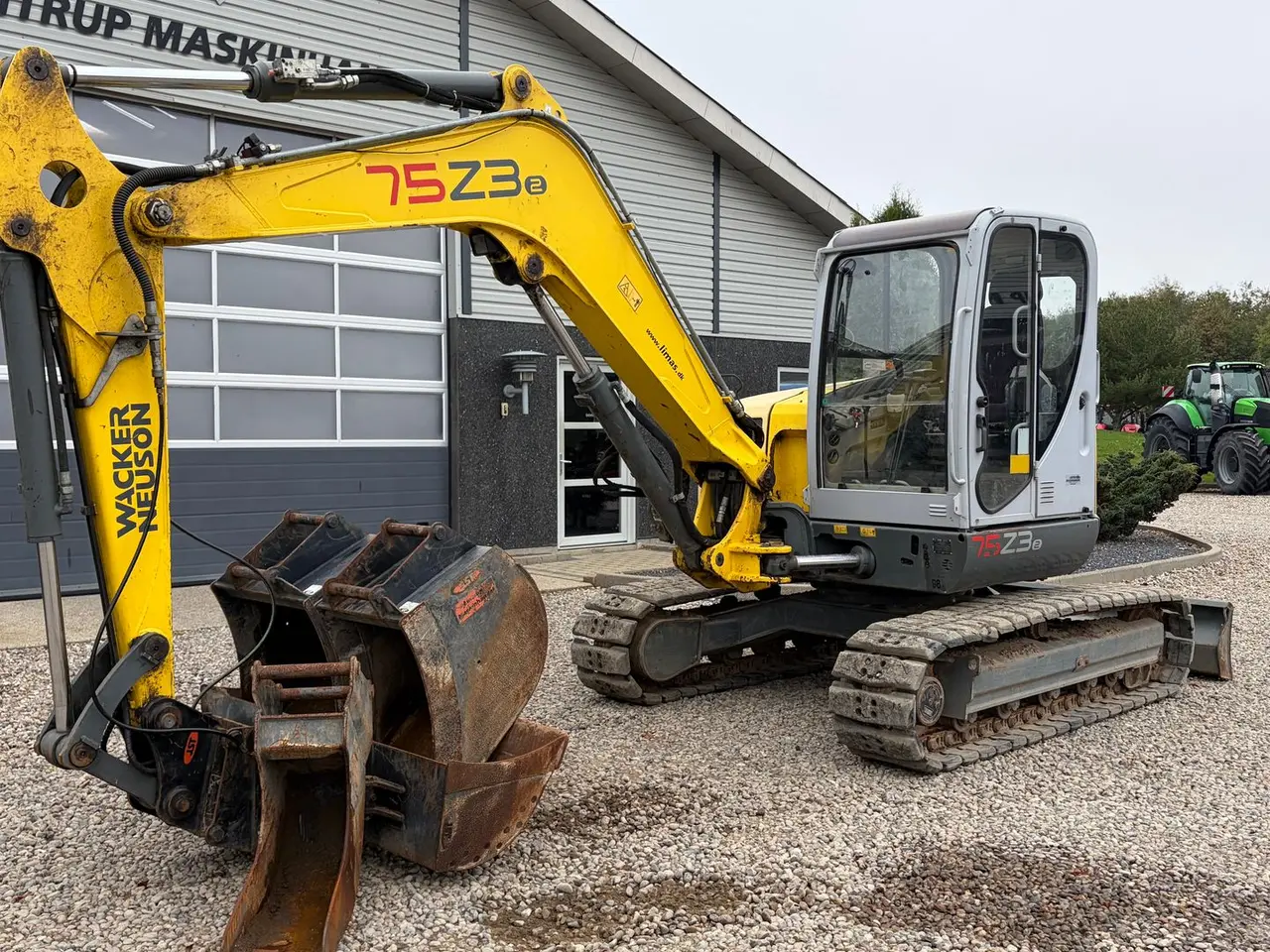 Billede 3 - Wacker Neuson 75z3 Med hurtigskifte og tilt samt 4 skovle