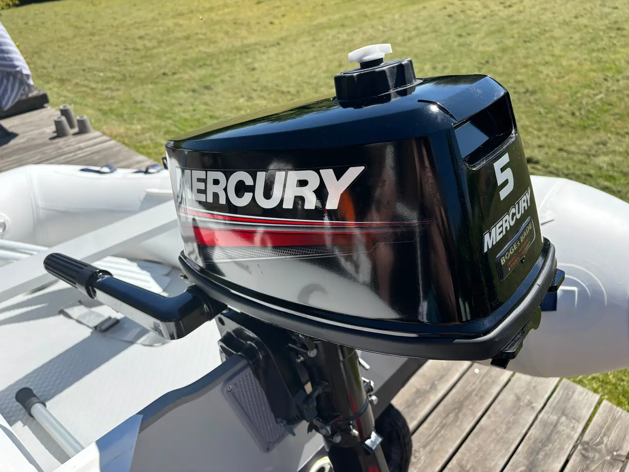 Billede 7 - Quicksilver 250 Air Deck med 5 HK Mercury