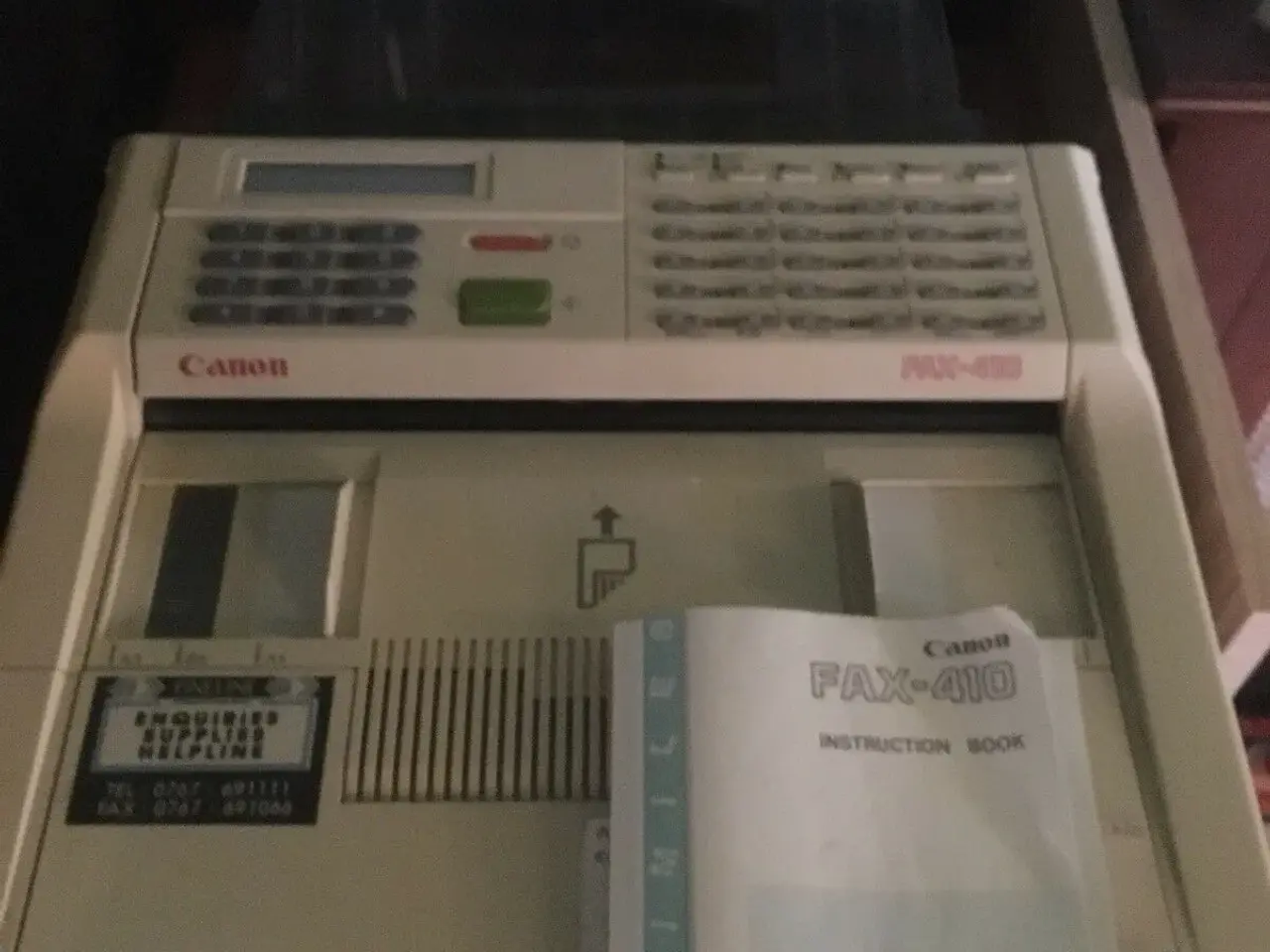 Billede 1 - Telefax, CANON Bruhn