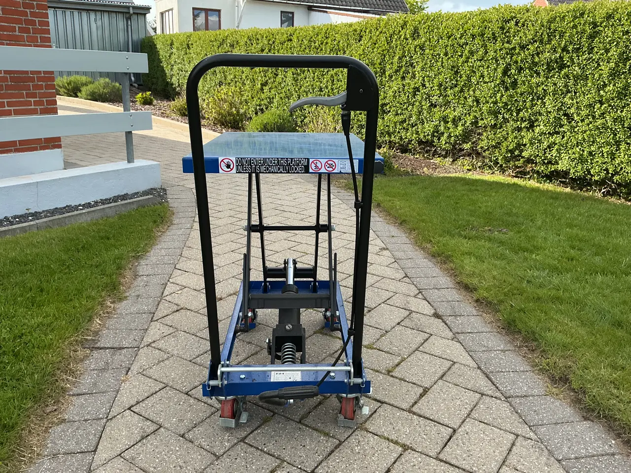 Billede 3 - Løftevogn med 2 drejebare hjul