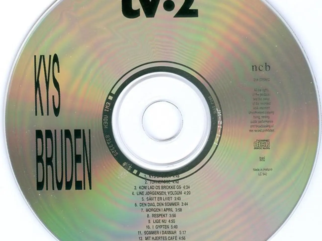 Billede 3 - tv•2* – Kys Bruden – CD