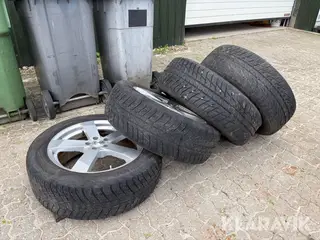 Alufælge med dæk Dezent