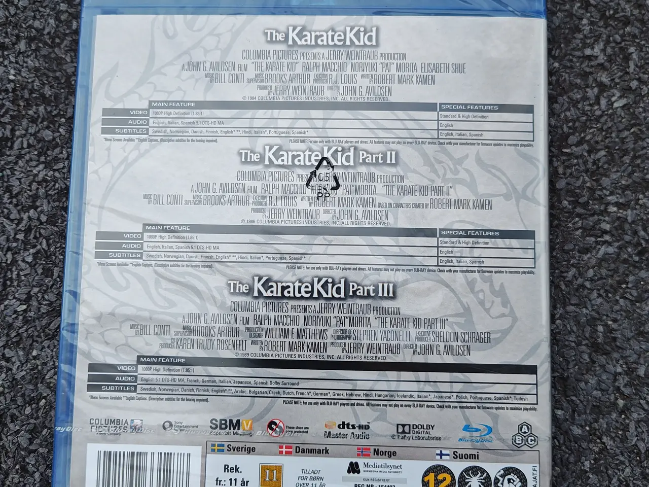 Billede 2 - The Karate Kid Collection Bluray I FOLIE