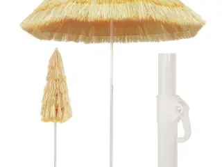 Strandparasol Hawaii-stil 180 cm naturfarvet