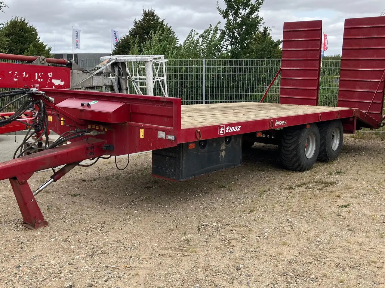 Billede 1 - Tinaz 12 tons maskintrailer TINAZ 12 Tons velholdt maskintrialer