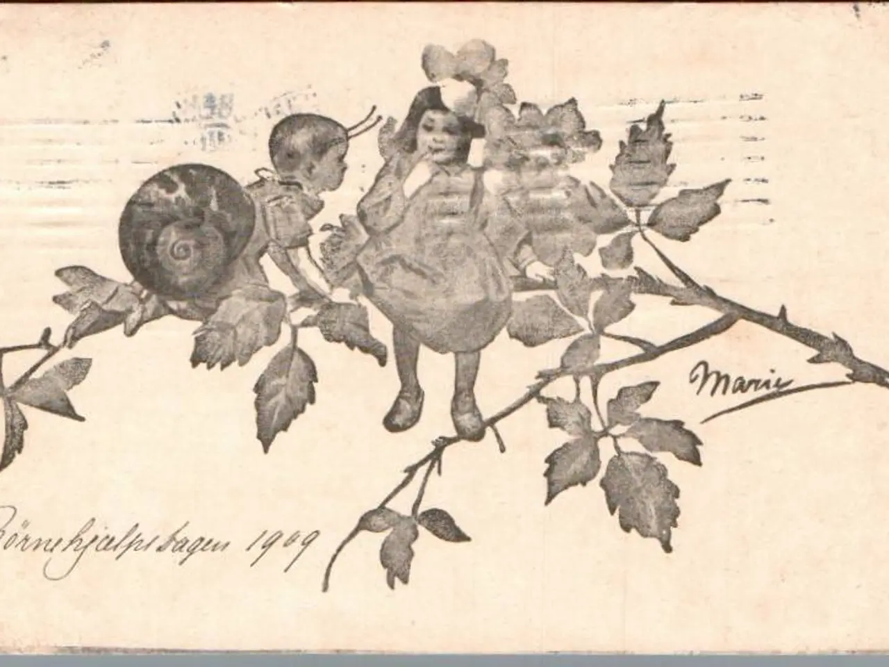 Billede 1 - Børnehjælpsdagen 1909 - Prinsesse Marie - Brugt