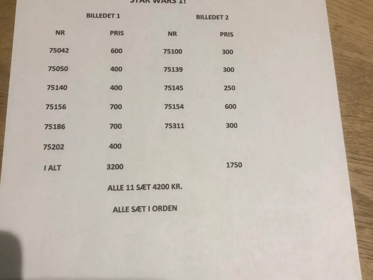 Billede 3 - 11 store sæt Star Wars