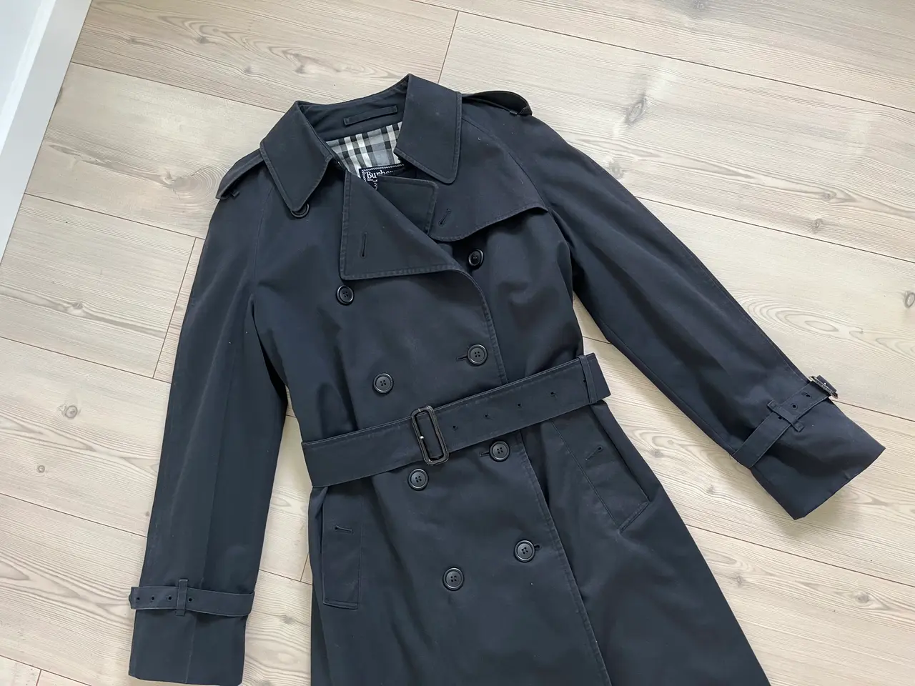Billede 5 - Burberrys Trenchcoat, Frakke, Sort Str S