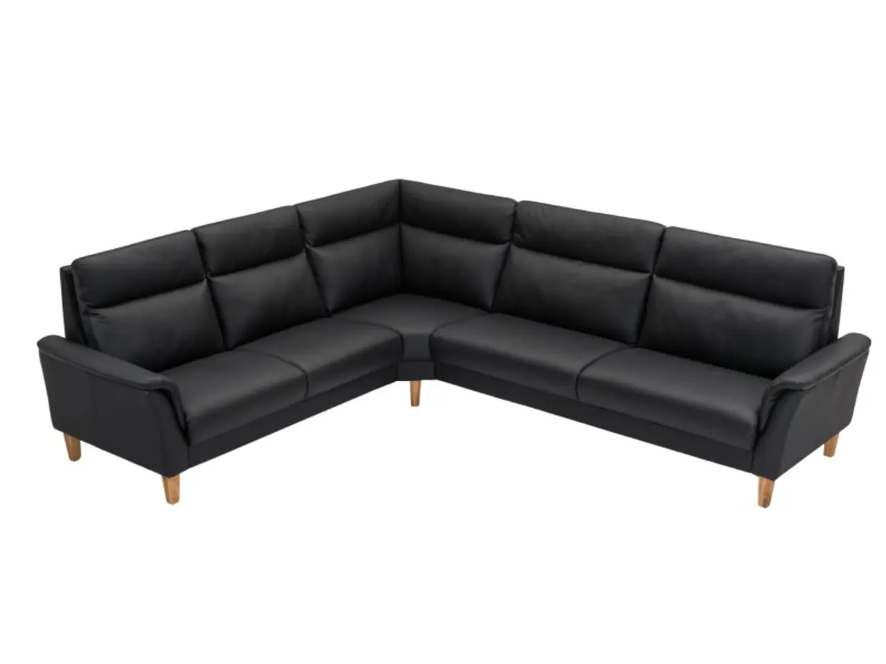 Billede 4 - Hjort Knudsen Sæby Læderhjørnesofa