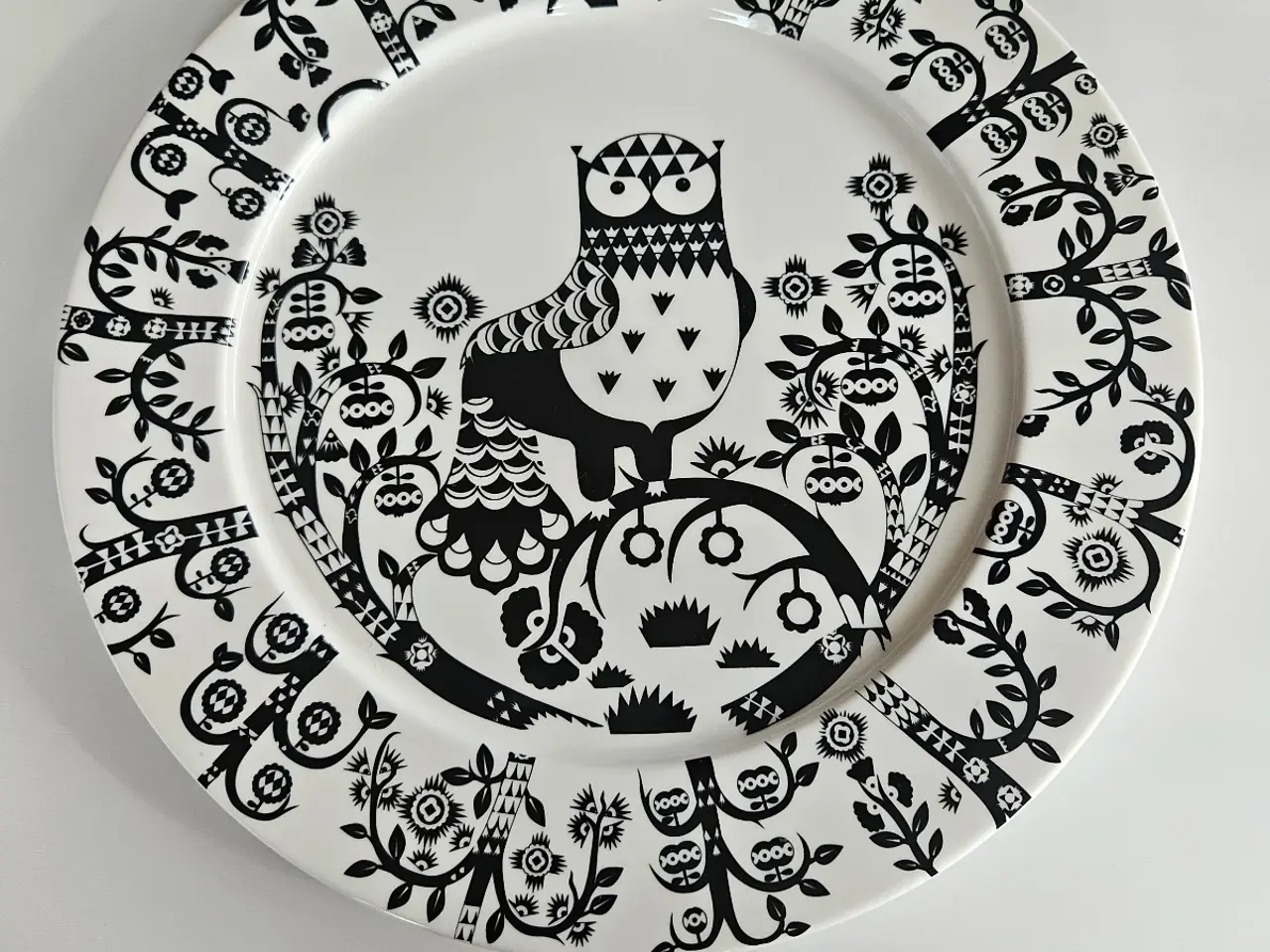 Billede 1 - Iittala tallerken med uglemotiv