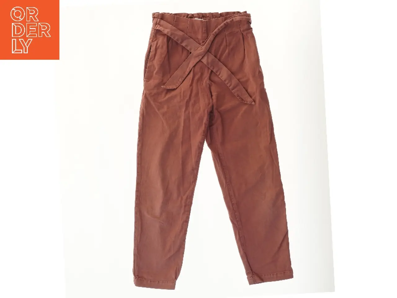 Billede 1 - Brune bukser med bindebælte fra Zara (str. 164)