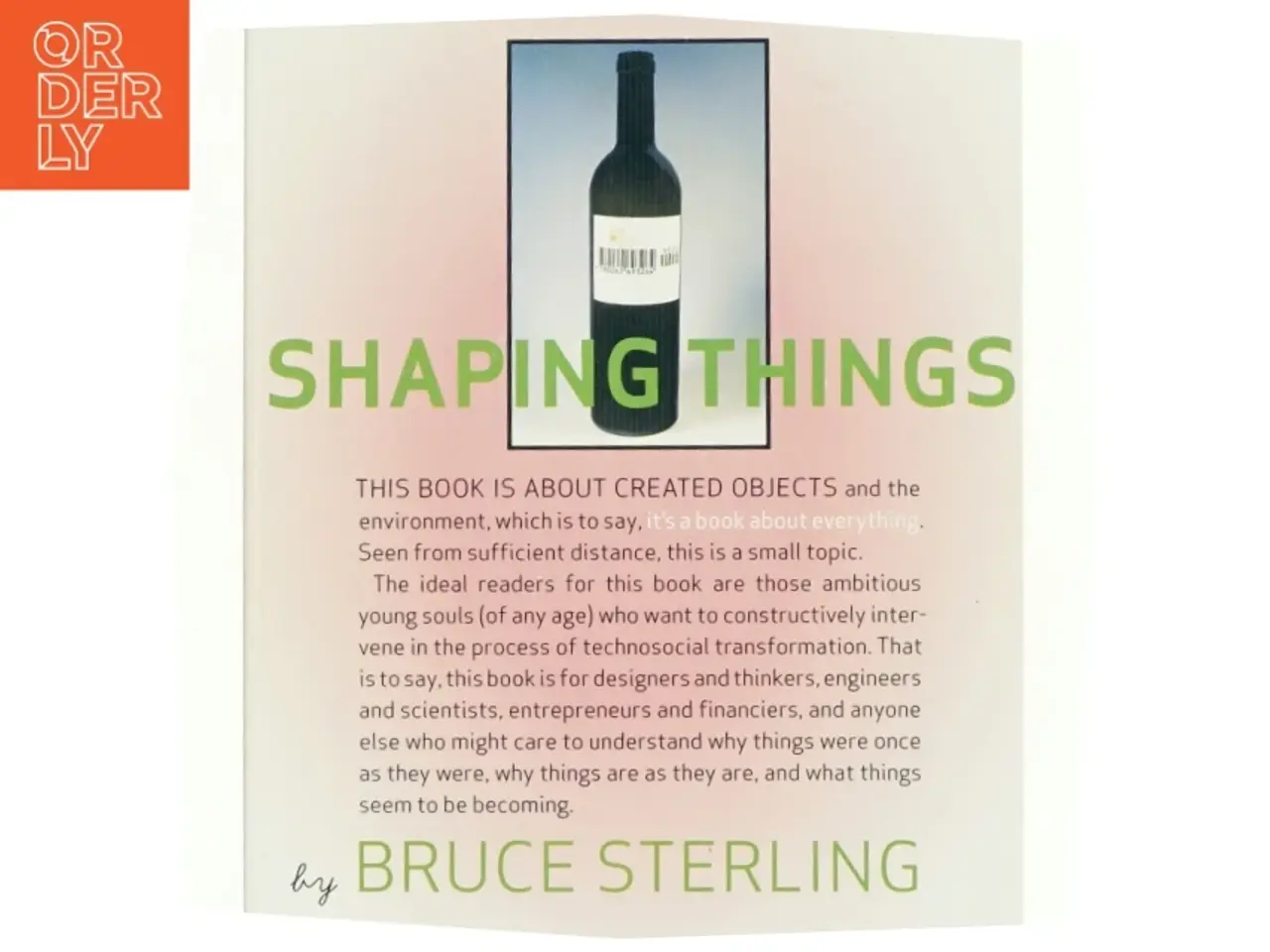 Billede 1 - Shaping things af Bruce Sterling (Bog)