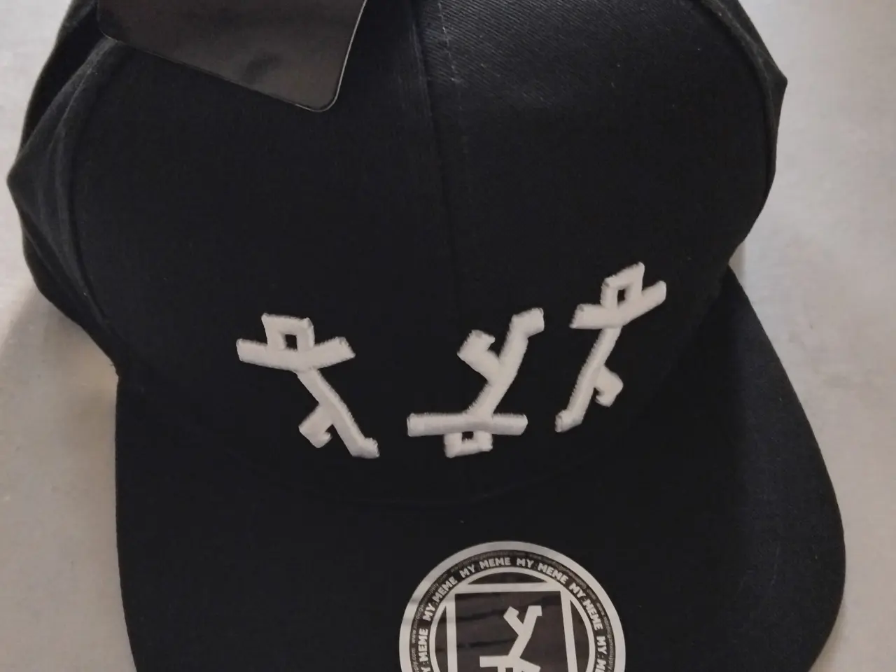 Billede 1 - My: Meme Kasket - Tændstikmand Baseball Cap Sort