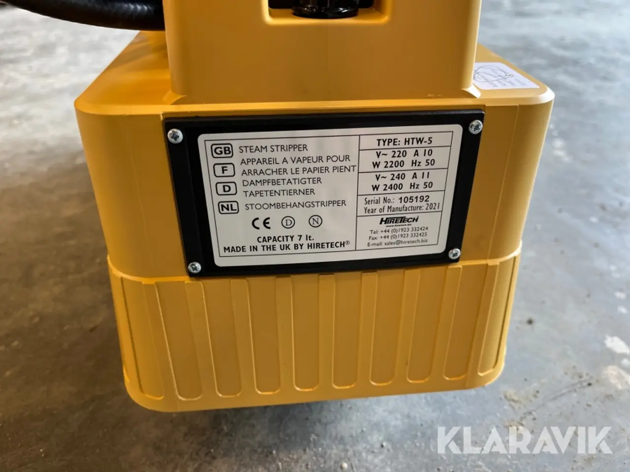 Billede 8 - Tapetafdamper Hiretech HTW-5 Steam Stripper med tapetfræser