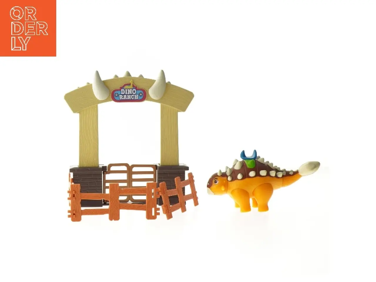 Billede 1 - Dino Ranch ankylosaurus med indhegning