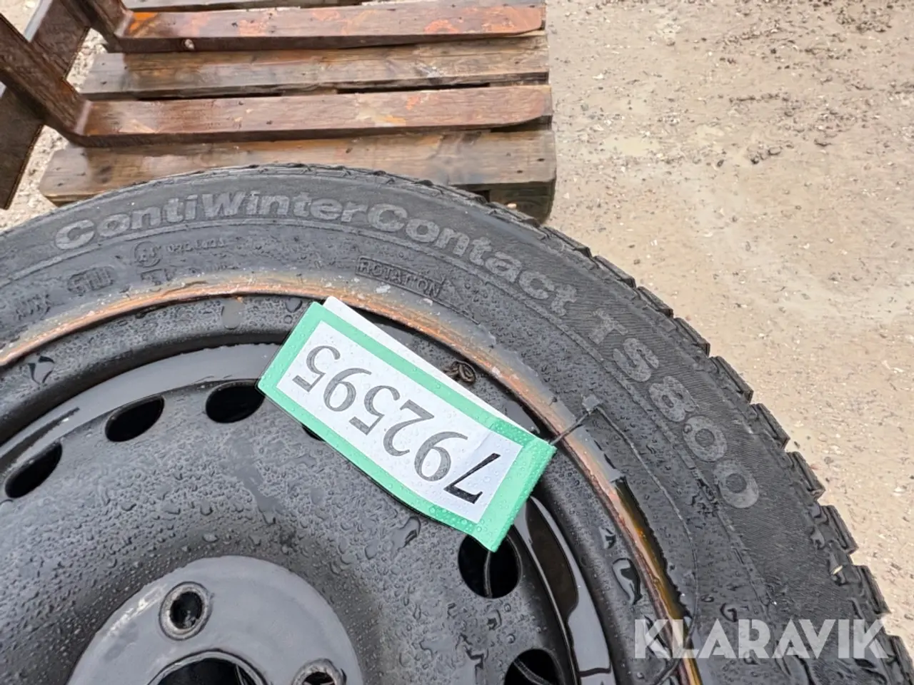 Billede 8 - Hjul med vinterdæk Continental TS800 175/65-14 4 styk