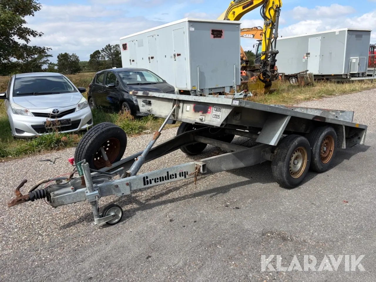 Billede 9 - Maskintrailer Brenderup med tip - 3000kg - 1 styk