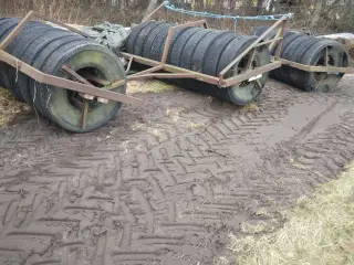 Tromle, gummihjul