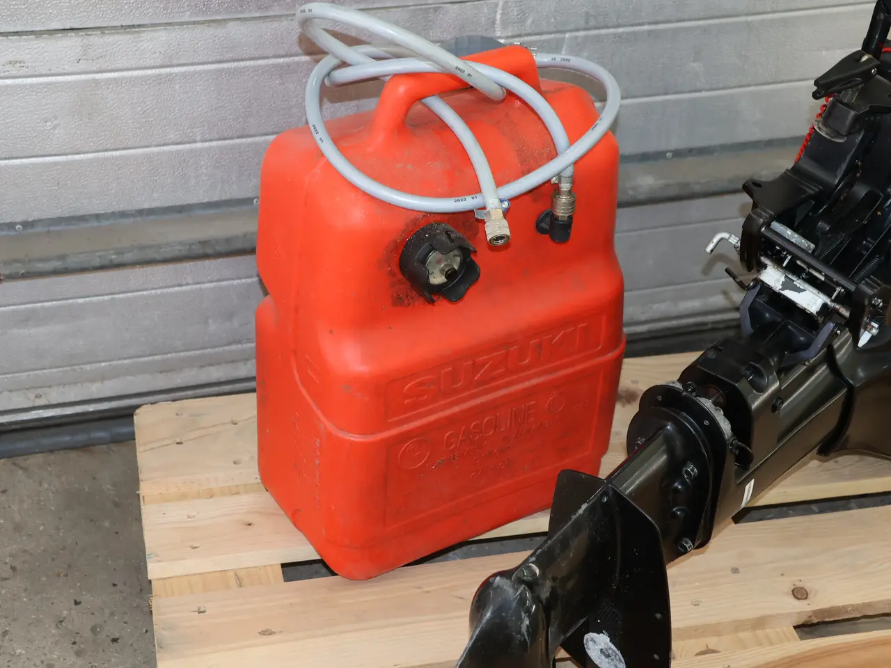 Billede 6 - 9,9HK Suzuki påhængsmotor m/tank, (kort ben)