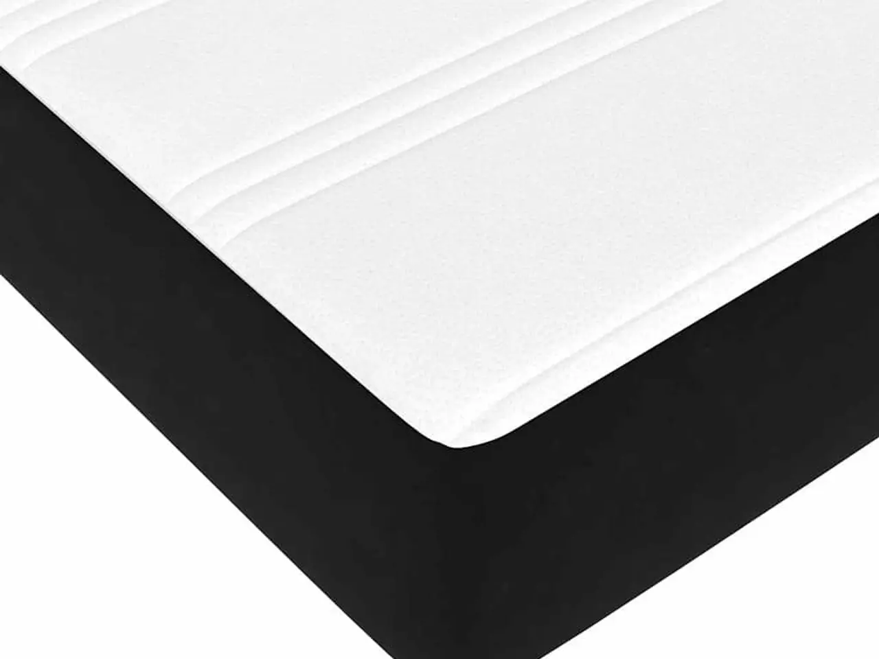 Billede 9 - Sengestel med madras Sort 120 x 200 cm Stof