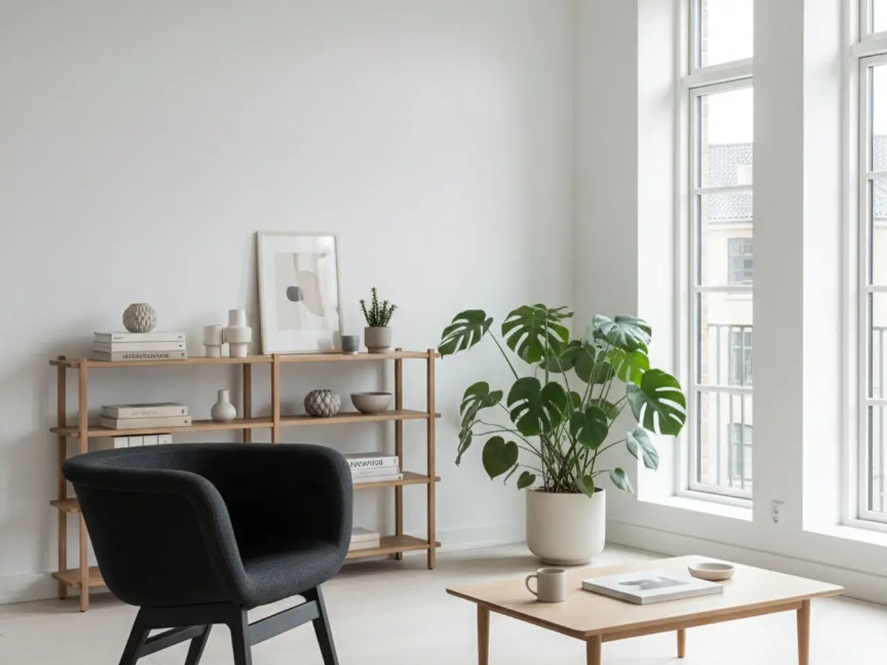 Billede 2 - +HALLE Chester Loungestol – Sort