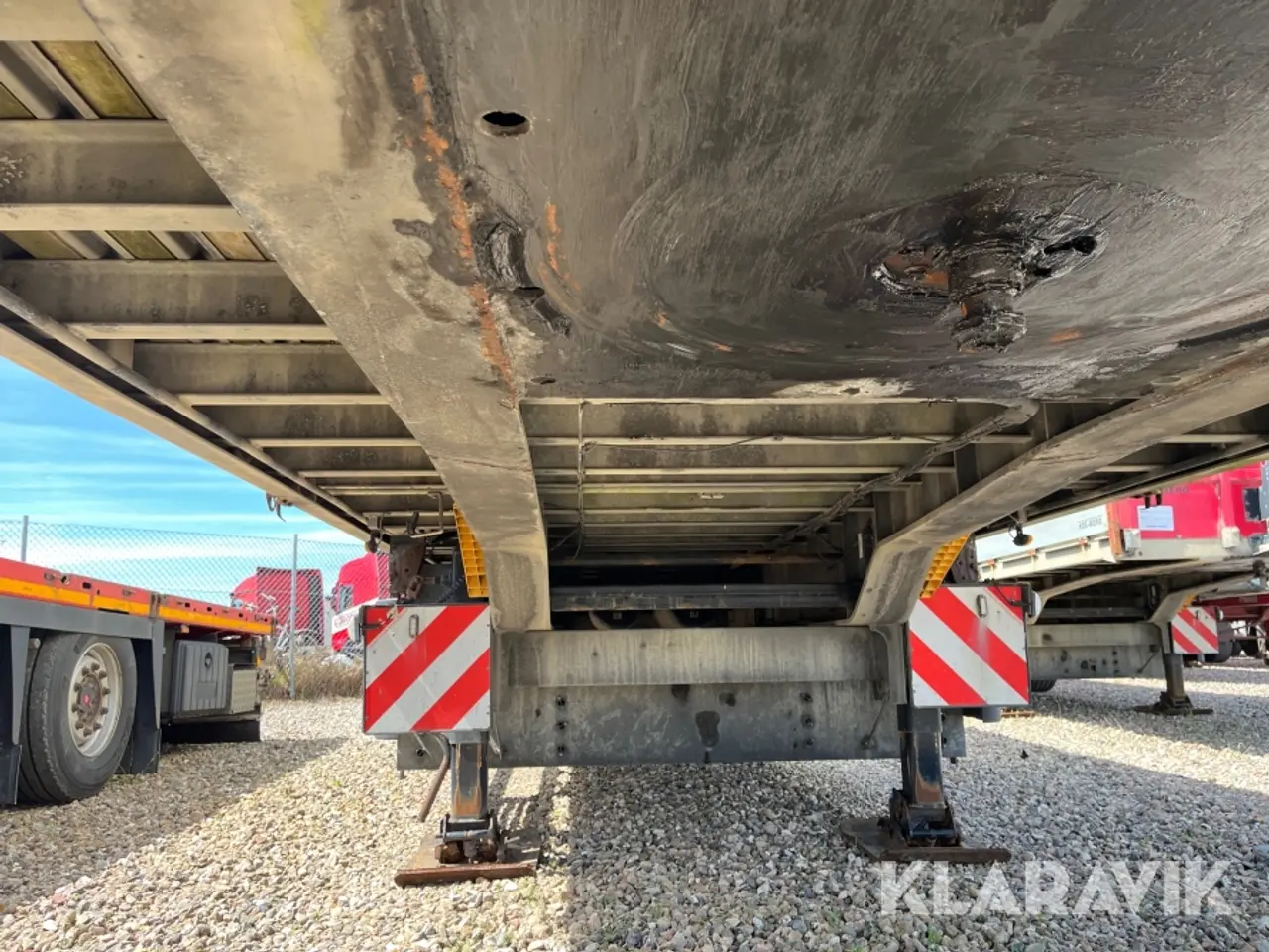 Billede 8 - Trailer Kel-Berg flatbed med alusider 4-akslet