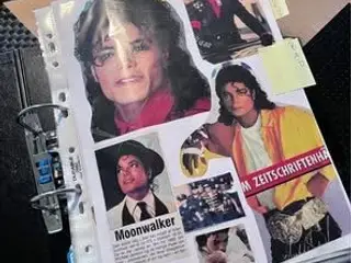 Udklip/scrap book Michael jackson