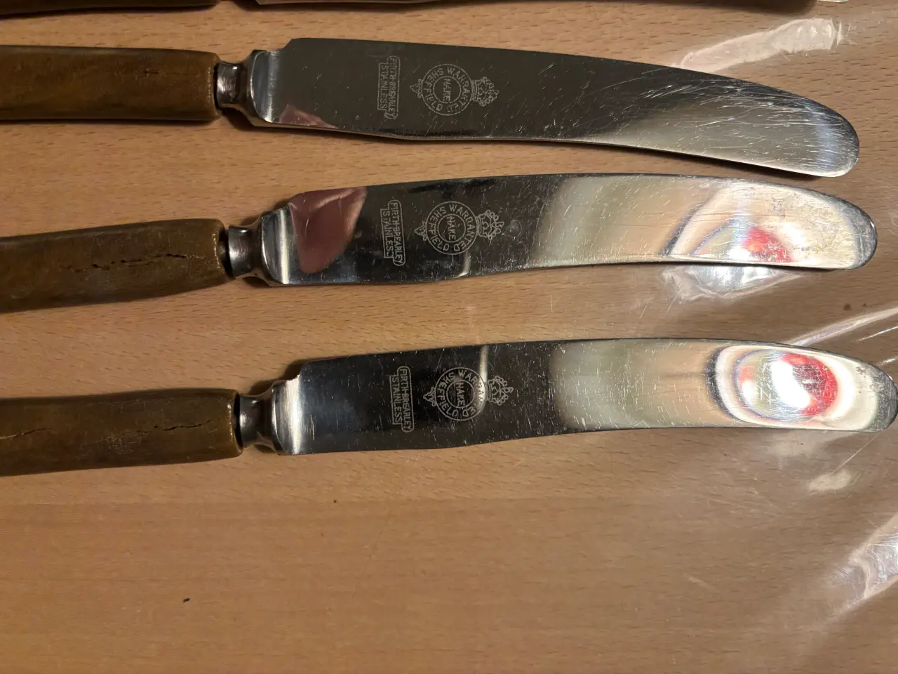 Billede 2 - Gafler kongebro og knive med træskaft