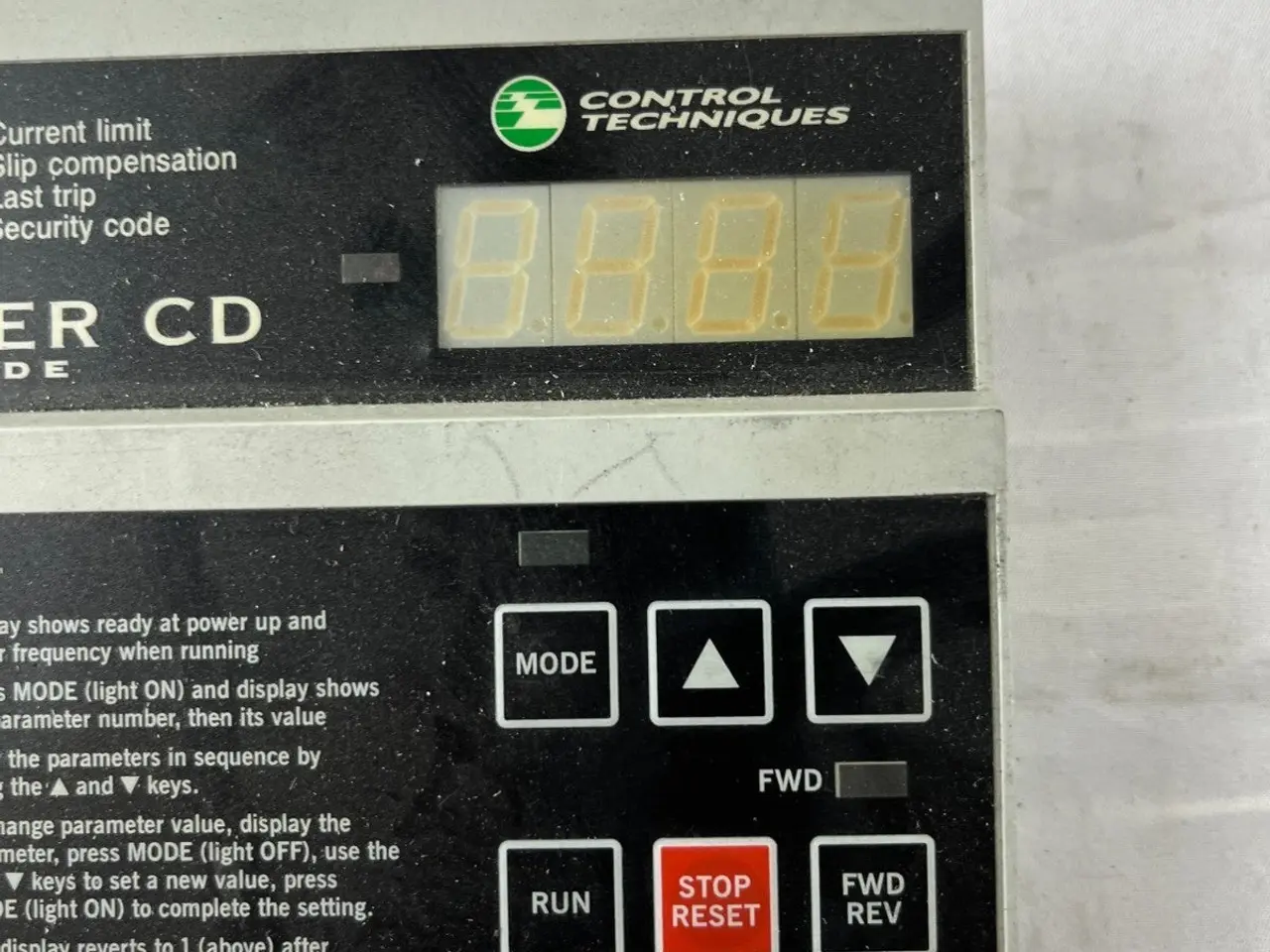 Billede 5 - Control Techniques Commander CD Keypad DCN 93400
