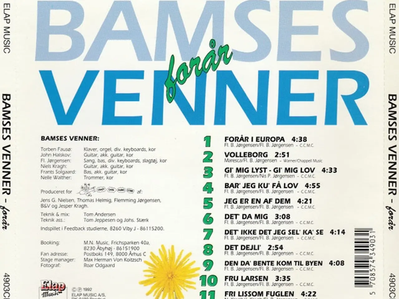 Billede 2 - Bamses Venner – Forår – CD