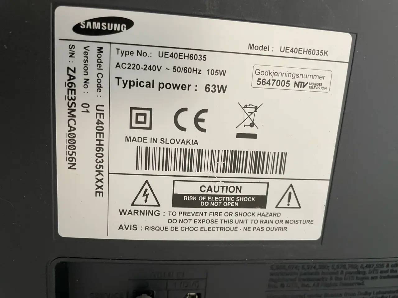 Billede 2 - Fint Samsung TV