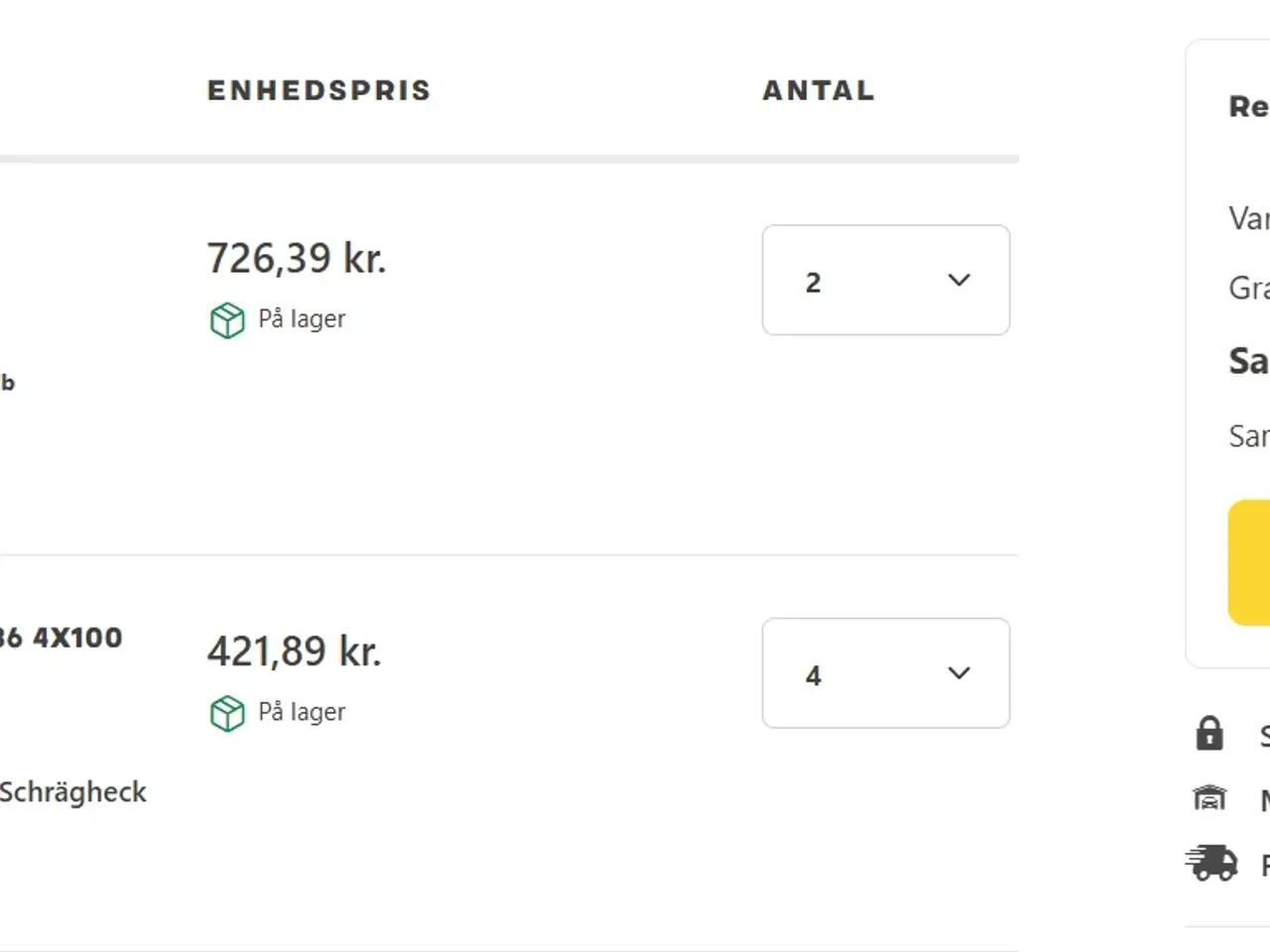 Billede 3 - Sommerdæk m fælge