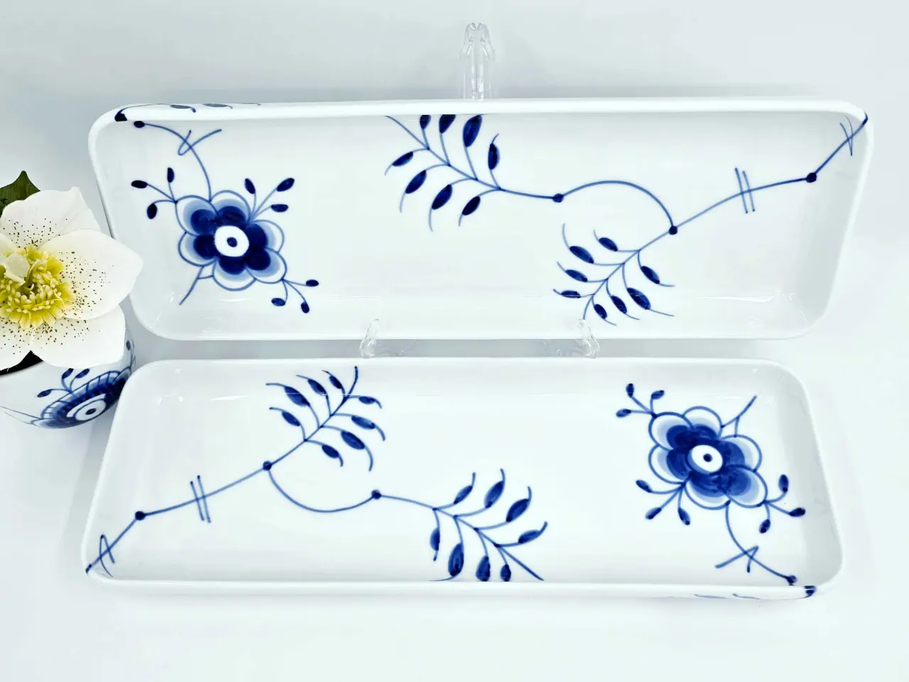 Billede 4 - Blå Mega Riflet Fad 1 sortering Porcelæn