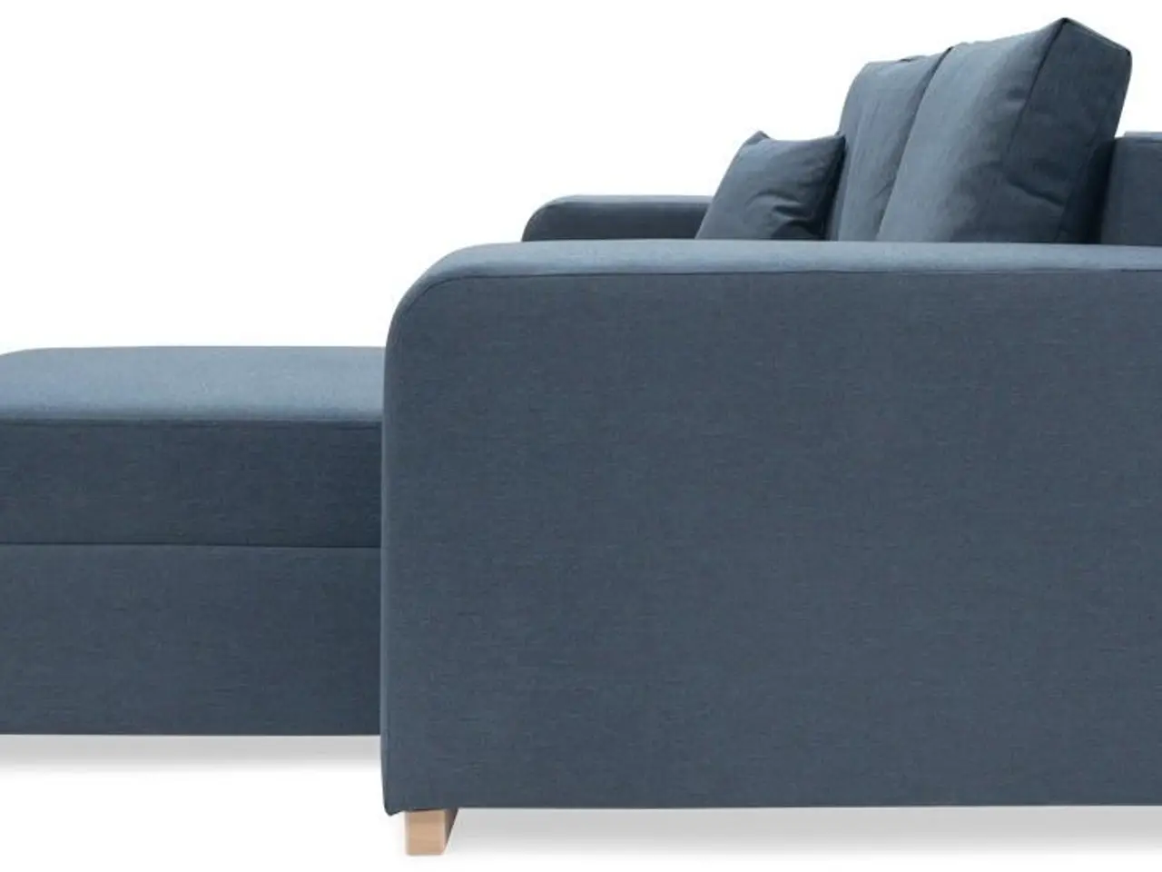 Billede 14 - Vendbar sovesofa Mark med 2 puffer - Blå Inari 80