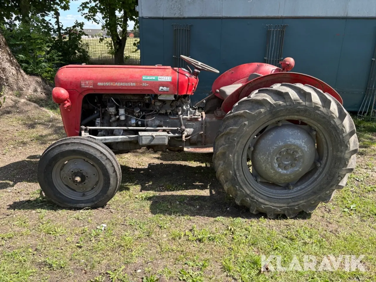 Billede 2 - Veterantraktor Massey Ferguson 35