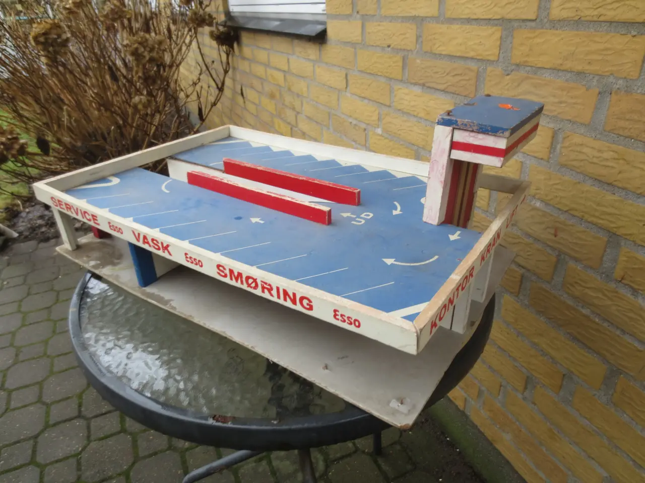Billede 4 - 1 stk Retro ESSO Garageanlæg/Værksted