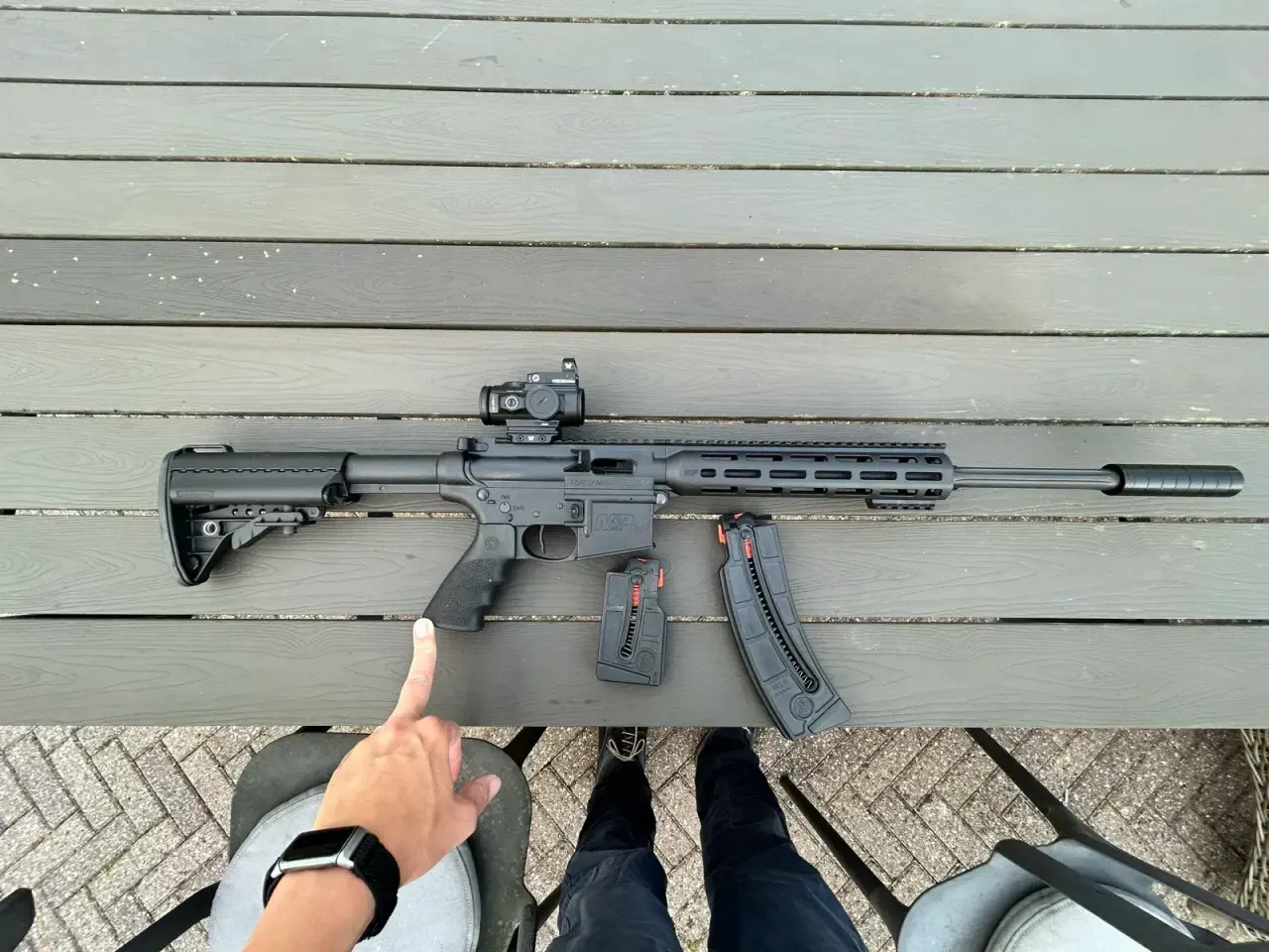 Billede 2 - S&W MP15-22 performance center med upgrades