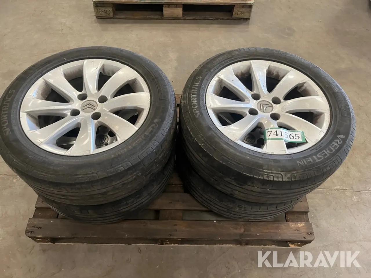 Billede 1 - Alufælge Citroen 16" 1 sæt (4styk)