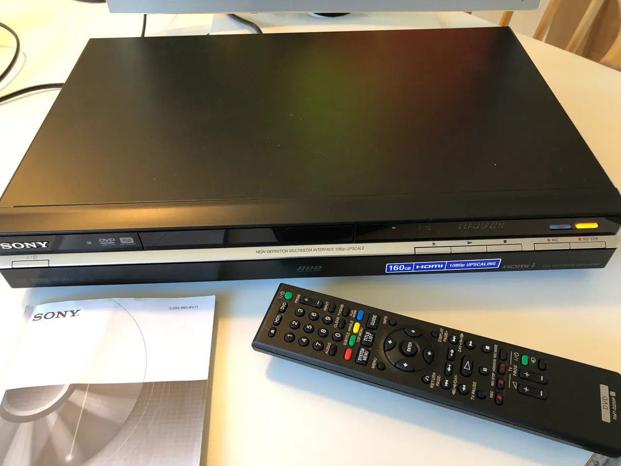 Billede 1 - Sony DVD afspiller med Harddisk optager